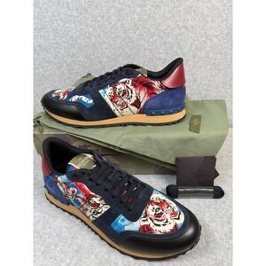 Valentino Garavani Rockrunner‎ Tiger Sneakers Mens Designer Shoes Size EU46/US13